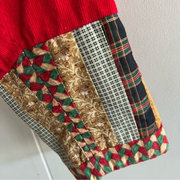 Vintage Calico Collectibles patchwork Christmas jacket - Picture 4 of 11